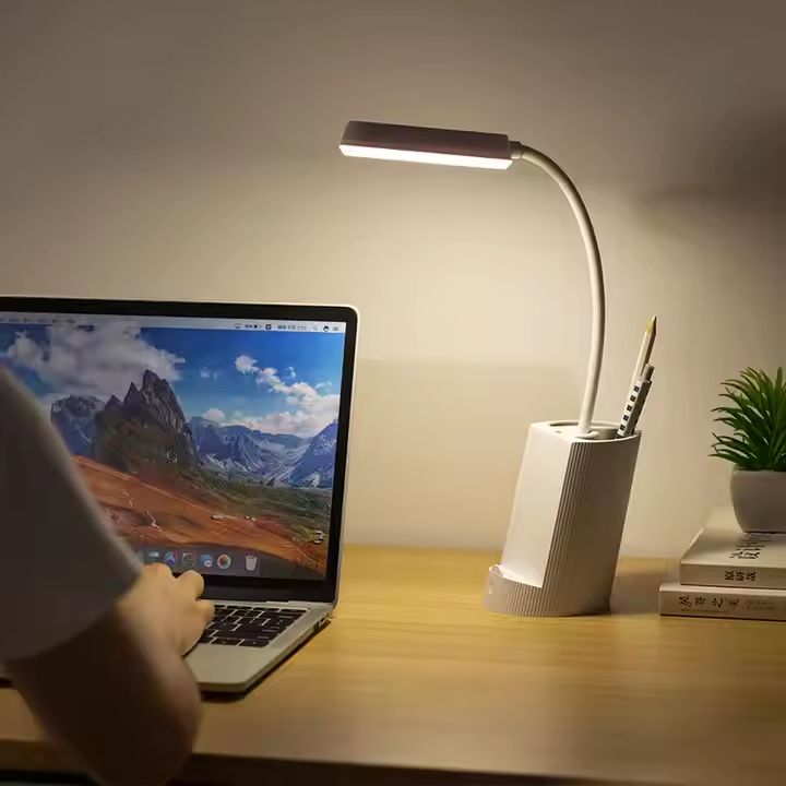 BrightCore Pro – Rechargeable LED Desk Lamp with USB charging port