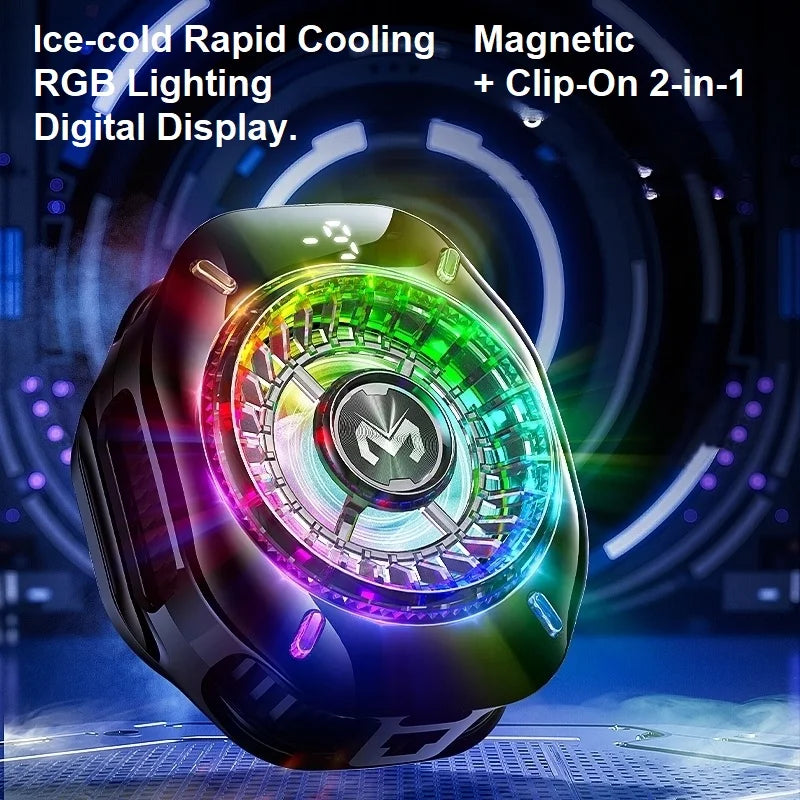 MEMO CX10 Magnetic Phone Cooler for Gaming — Drops Phone Temp 20°C in 3 Min | iPhone & Android | UAE Summer Ready