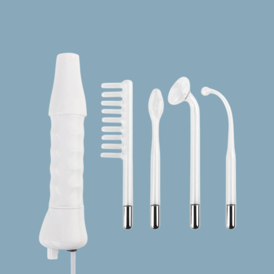 DermaGlow Pro™ High Frequency Facial Wand – treats acne, tightens skin